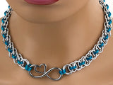 Infinity Heart Chainmaille Choker