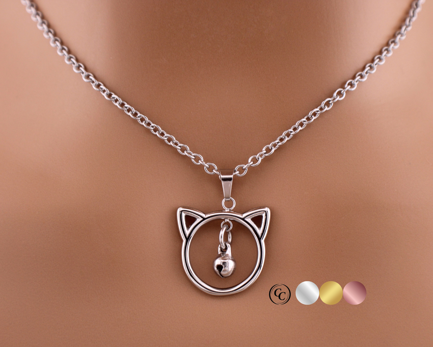 Kitten Bell Silver, Gold or Rose Gold