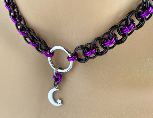 Witchy Submissive Day Collar Chainmaille