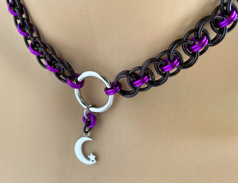 Witchy Submissive Day Collar Chainmaille