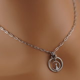 Kitten Moon O-Ring Paperclip Chain