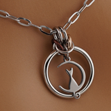 Kitten Moon O-Ring Paperclip Chain