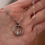 Kitten Moon O-Ring Paperclip Chain