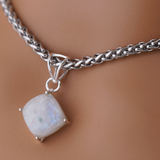 Moonstone Day Collar Necklace