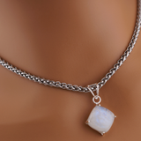 Moonstone Day Collar Necklace