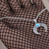 Moonstone Witches Knot Sterling Silver