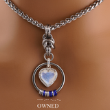 Limited Edition Rainbow Moonstone Morse Code
