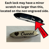 Engraved 'OWNED' Captive Lock™