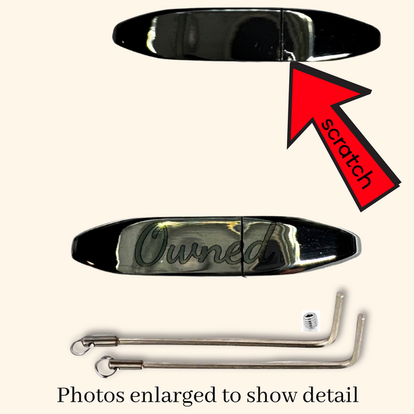 Engraved 'OWNED' Captive Lock™ Item sold as is