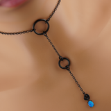 Blue Opal Lariat