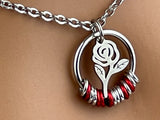 Rose Custom Morse Code Collar