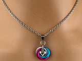 LGBTQ Necklace with Heart 24/7 Wear