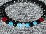 BDSM Pride Beaded Gemstone Pride Bracelet