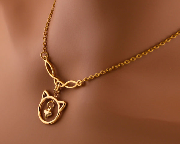 Gold Celtic Knot Kitten