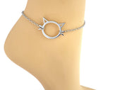 Anklet Kitten Submissive Discreet Day Collar - BDSM Cat Pet Play Gear - Locking Options - 24-7 Wear