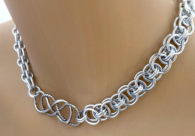 Double Infinity Submissive Helm Chainmail