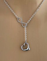 Infinity Rope Heart Necklace