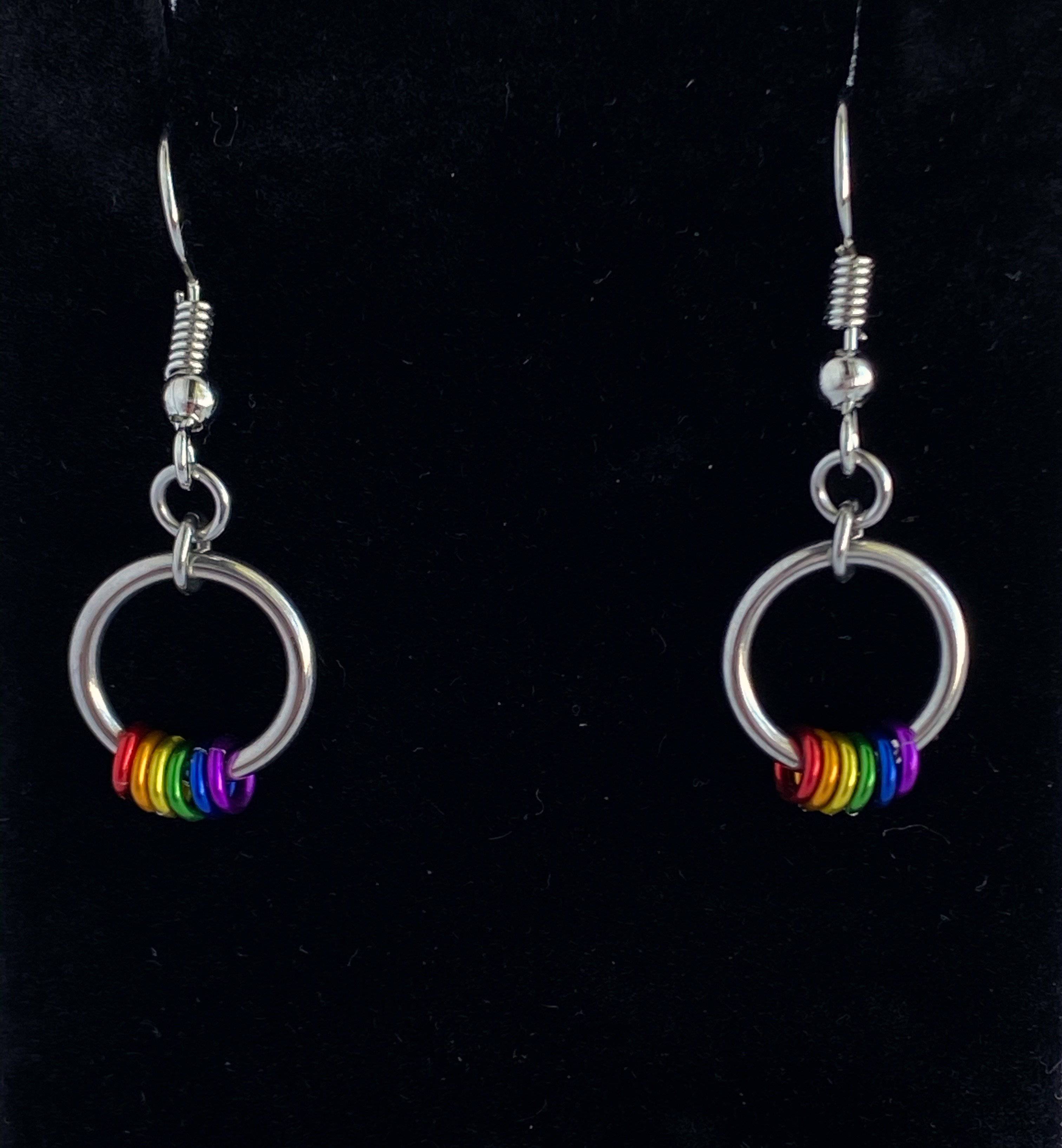 LGBTQ Earrings – Captive Collars