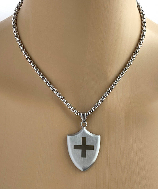 Mistress Owner Symbol Shield Necklace, Gift for Her, 24/7 Wear Non Tarnish