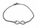 Riding Crop Infinity Necklace, Anklet or Bracelet - BDSM Day Collar - 24/7 Wear - Locking Options