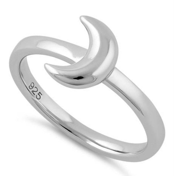 Moon Sterling .925 Silver Ring
