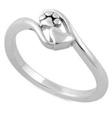 Pet Paw and Heart .925 Sterling Silver