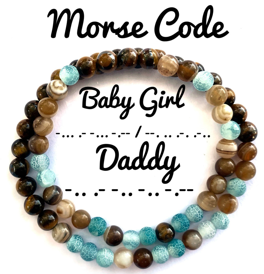 Morse Code Bracelet Mens Bracelets Morse Daddy to Be Bracelet With Words  Fathers Day Bracelet Daddy Father to Be Black Armband Man Homemade - Etsy |  Morse code bracelet, Niece jewelry, Bracelets