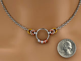Morse Code BDSM O Ring Chainmaille