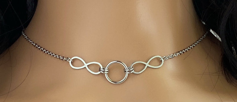 Infinity O Ring Submissive Collar
