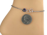 Anklet Kitten with Lovers O Ring