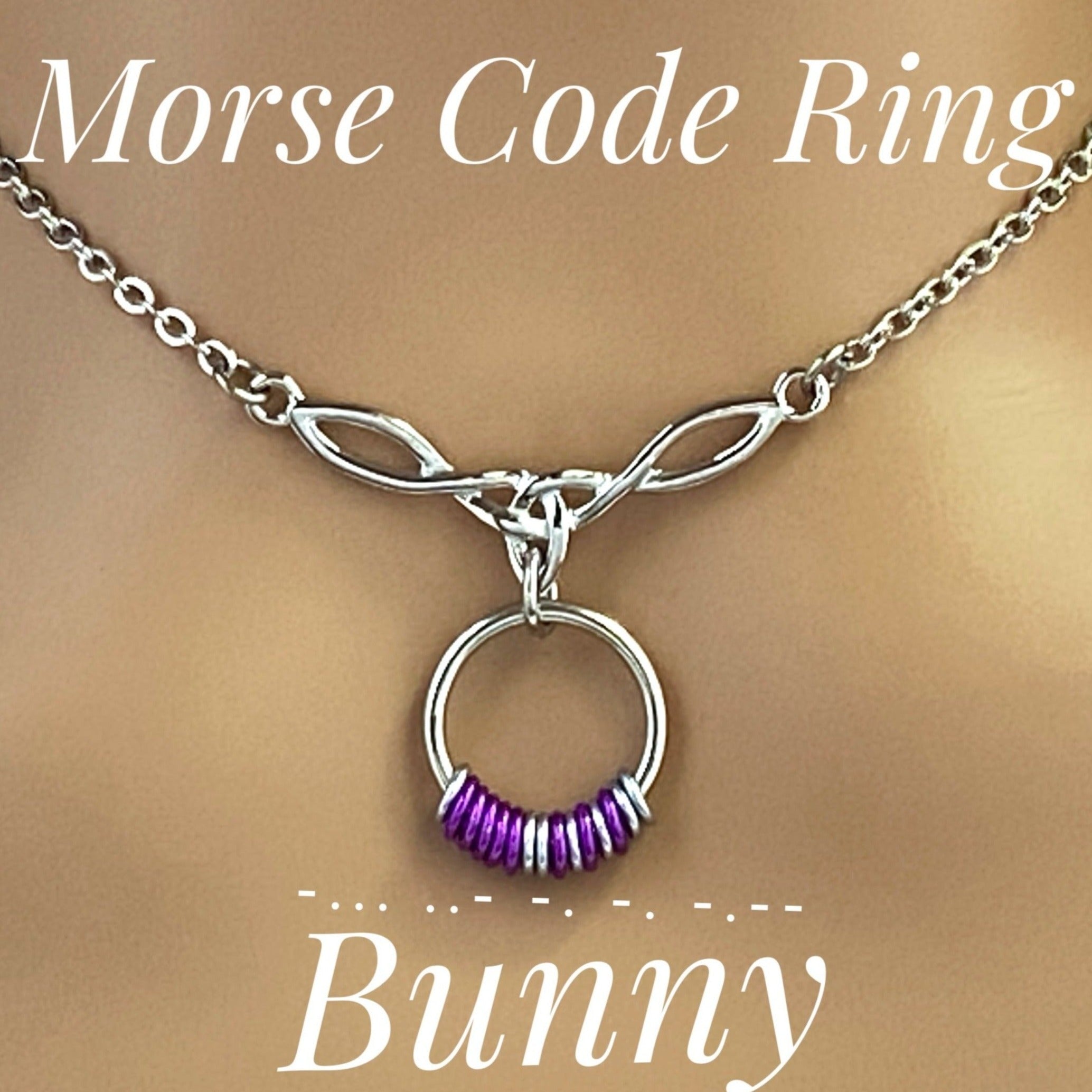 Morse Code Submissive Necklace – Captive Collars