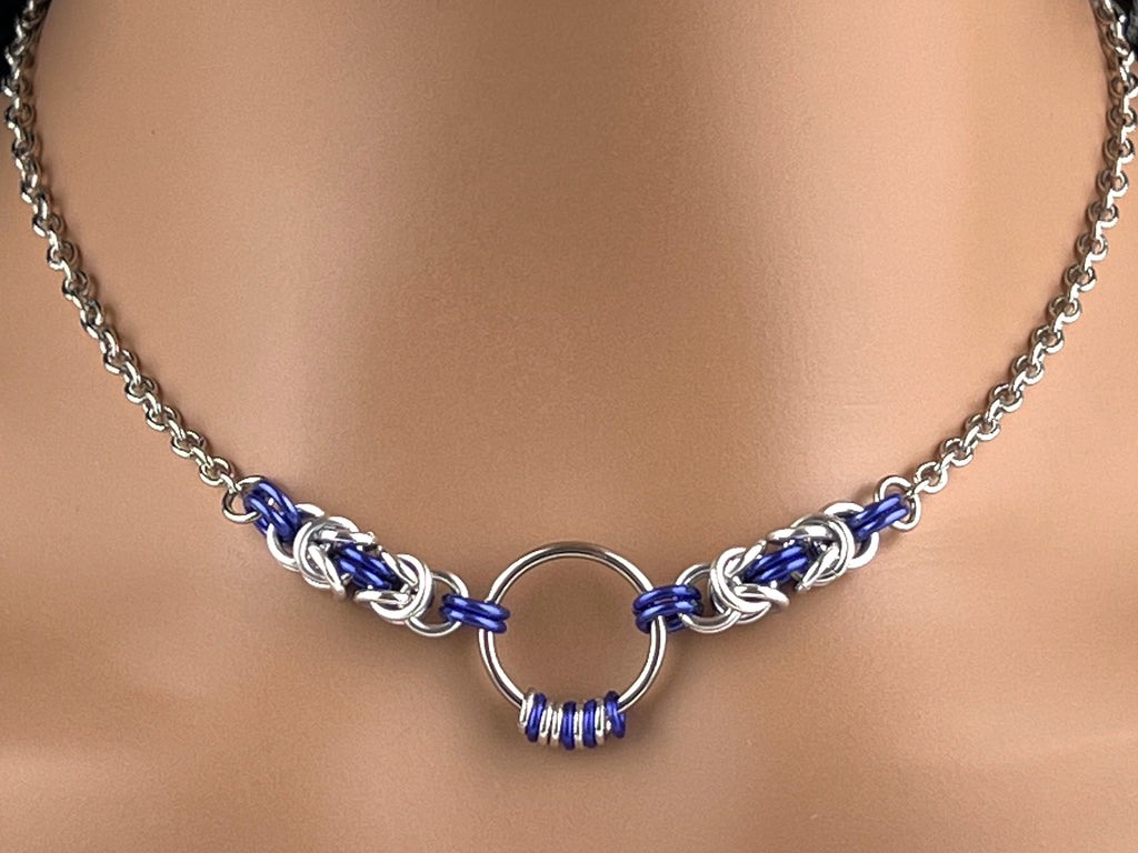 Custom Morse Code O Ring with BDSM-inspired Submissive Day Collar ...