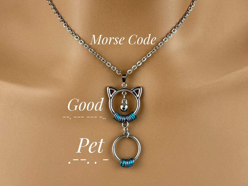 Custom Beaded Morse Code Necklace | Caitlyn Minimalist