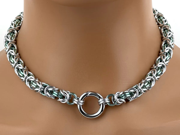 16" Chainmaille Day Collar 24/7 Wear