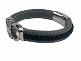 Leather Shackle Men's Bracelet, Master Owner Bracelet