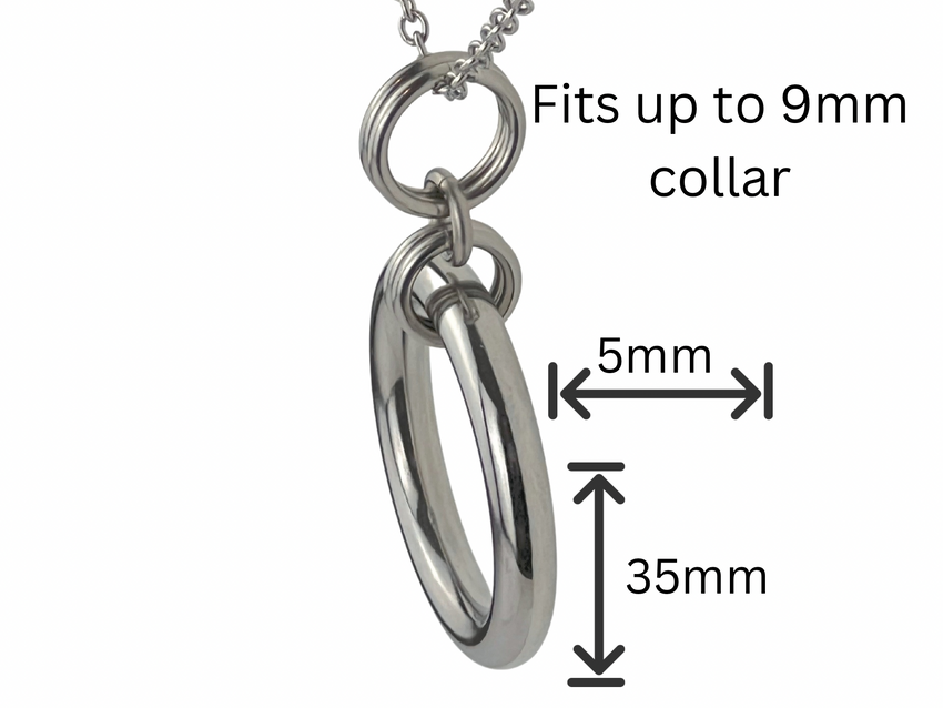 Pendant only, fits up to 9mm Collar