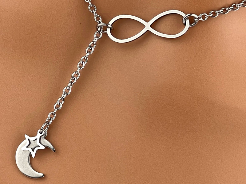 Infinity with Moon and Star
