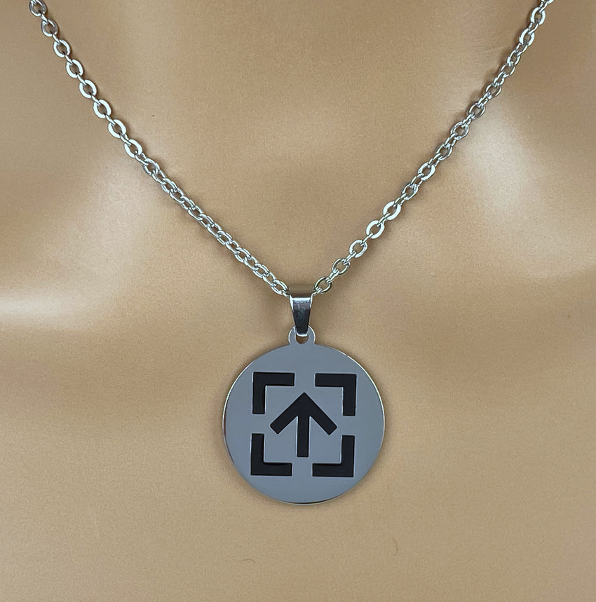 God of War Mars Male Gender Symbol Astrological Charm 37x19mm (1.5x0.75in)  Pendant & Chain Necklace in Oxidized .925 Sterling Silver - Walmart.com
