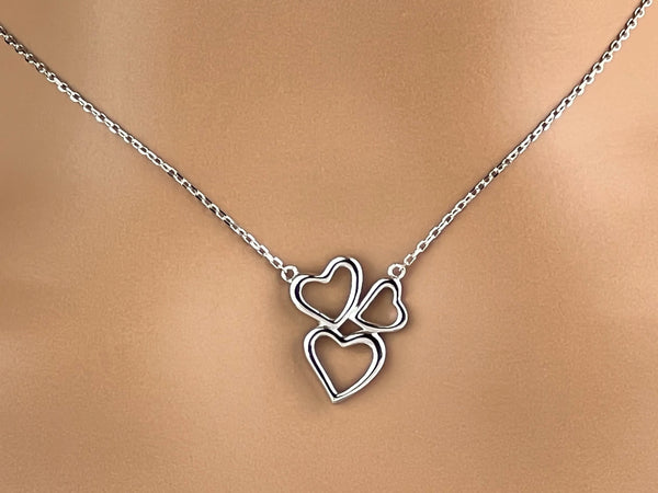 Sterling Silver Hearts 24/7 Wear