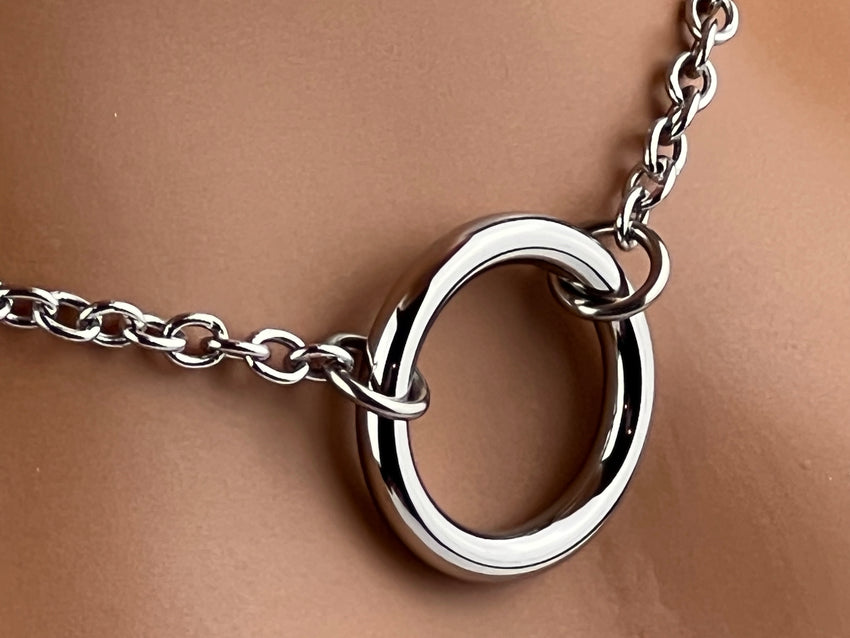 Protection O Ring Fidget Collar, Locking, 24/7 Wear