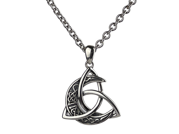 Celtic Moon Sterling Silver