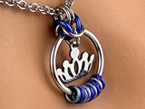 Princess Crown Custom Morse Code O Ring, Locking Option - 24/7 Wear