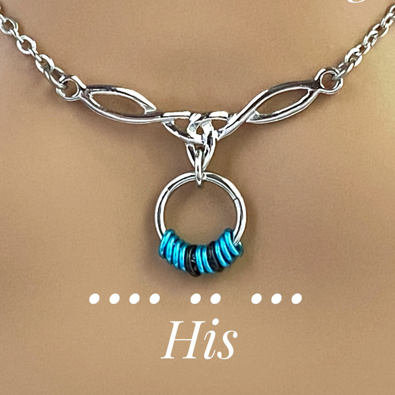 TURQUOISE Small Bar Morse Code Necklace – JENNY and JUDE