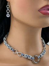 Infinity Chainmaille with Earrings