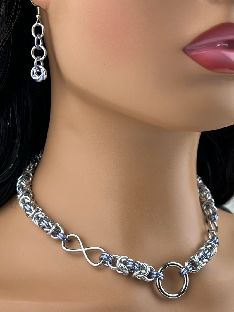 Infinity Chainmaille with Earrings
