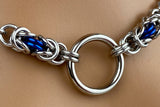 BDSM O Ring Chainmaille, 24/7 Wear Locking Options