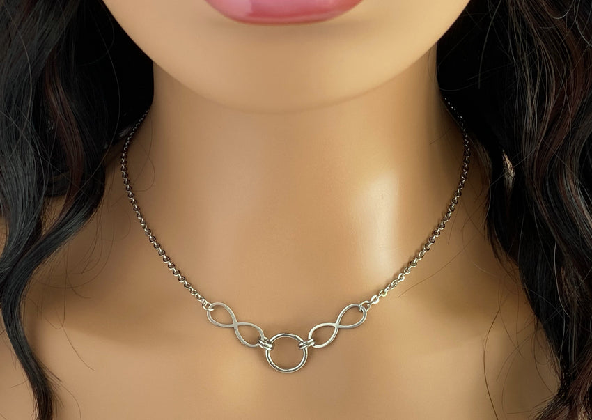 Infinity O Ring Submissive Collar