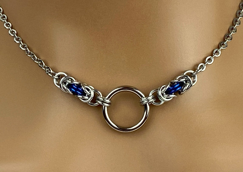 BDSM O Ring Chainmaille, 24/7 Wear Locking Options