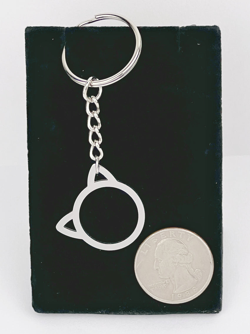 Kitten Submissive Keychain, DDlg Discreet Day Collar, BDSM Kinky Fetish Gear Gift