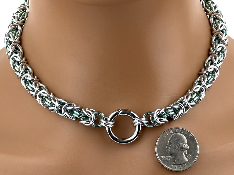 16" Chainmaille Day Collar 24/7 Wear